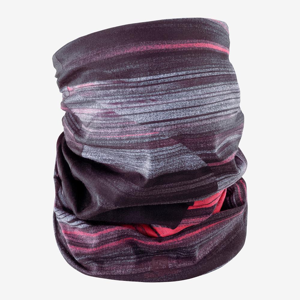 Bonnets Salomon Homme Noir - Salomon NECK&HEAD LIGHT GAITER - France (7023-BSHAX)